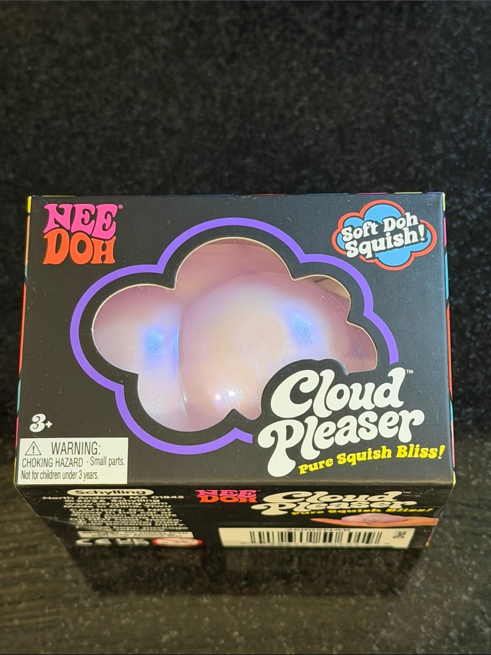 NIB 100% Auth NeeDoh Cloud Pleaser- Soft Doh Squish - Iridescent